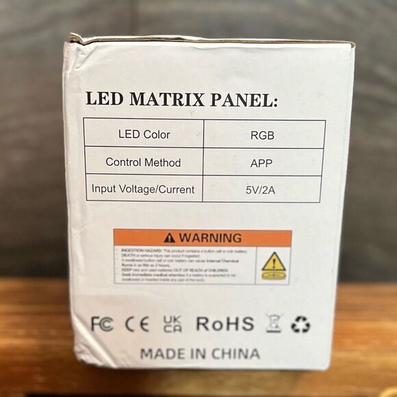 RGB Matrix Pixel Panel Scrolling Bright Advertising LED Signs (20x64 pix-7x36in) - Picture 10 of 13